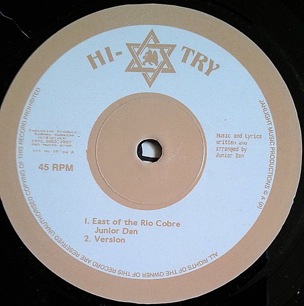 Junior Dan - East Of The Rio Cobre | Hi-Try Records (HJP 16) - main