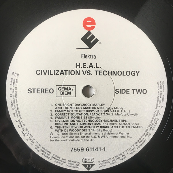 H.E.A.L. Human Education Against Lies - Civilization Vs. Technology | Elektra (7559-61141-1) - 3