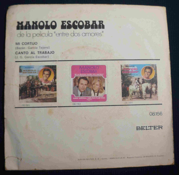 Manolo Escobar - Mi Cortijo / Canto Al Trabajo | Belter (08.156) - 2