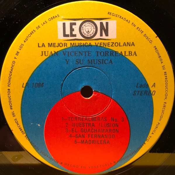 Juan Vicente Torrealba , Henry Rubio - Y su música. | Leon (L.P. 1084) - 3