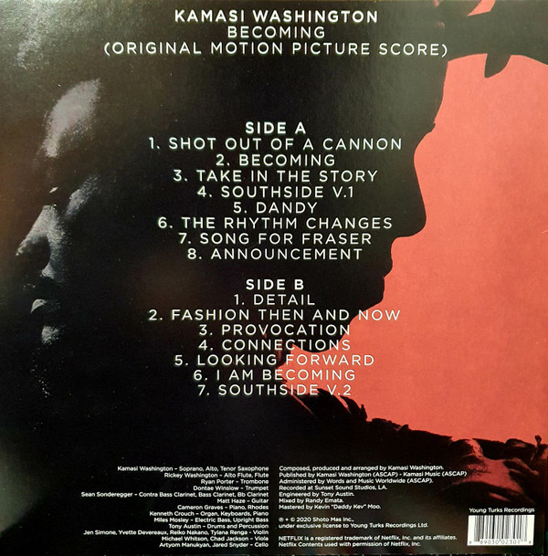 Kamasi Washington - Becoming (Music From The Netflix Original Documentary) | Young Turks (YT230LP) - 2
