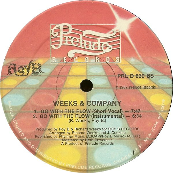 Weeks & Co. - Go With The Flow | Prelude Records (PRL D 630) - 2 Weeks & Co. - Go With The Flow | Prelude Records (PRL D 630) - 2