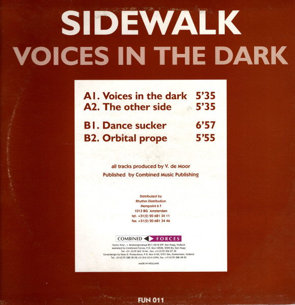 Sidewalk - Voices In The Dark | Funny Vinyl (FUN 011) - 2 Sidewalk - Voices In The Dark | Funny Vinyl (FUN 011) - 2