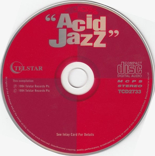 Various - 100% Acid Jazz | Telstar (TCD 2733) - 3