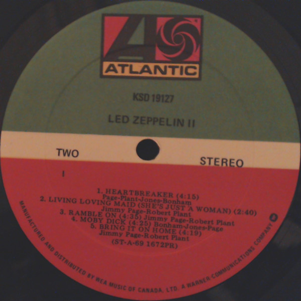 Led Zeppelin - Led Zeppelin II | Atlantic (KSD 19127) - 4