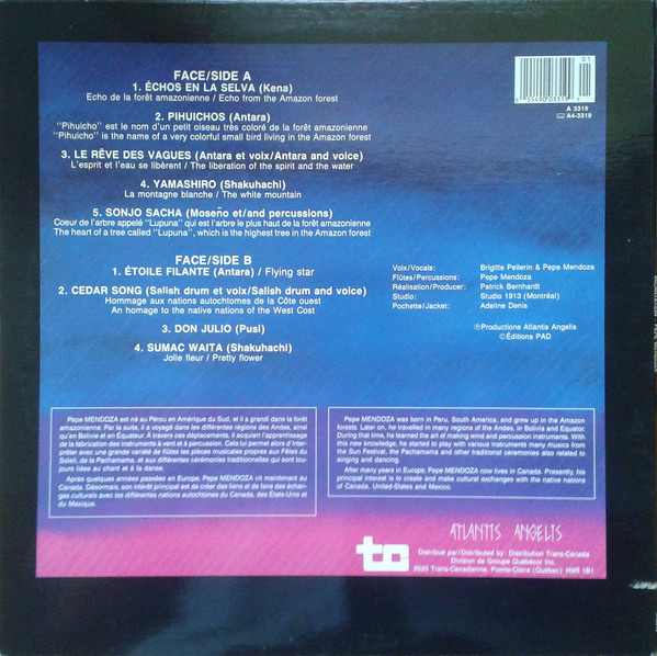 Pepe Mendoza Loli - Incantation [Vinyl] | Atlantis Angelis (A-3319) - 2