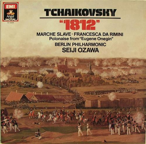 Pyotr Ilyich Tchaikovsky , Berliner Philharmoniker , Seiji Ozawa - "1812" / Marche Slave / Francesca Da Rimini / Polonaise From "Eugene Onegin" | Angel Records (DS 538200) - main Pyotr Ilyich Tchaikovsky , Berliner Philharmoniker , Seiji Ozawa - "1812" / Marche Slave / Francesca Da Rimini / Polonaise From "Eugene Onegin" | Angel Records (DS 538200) - main