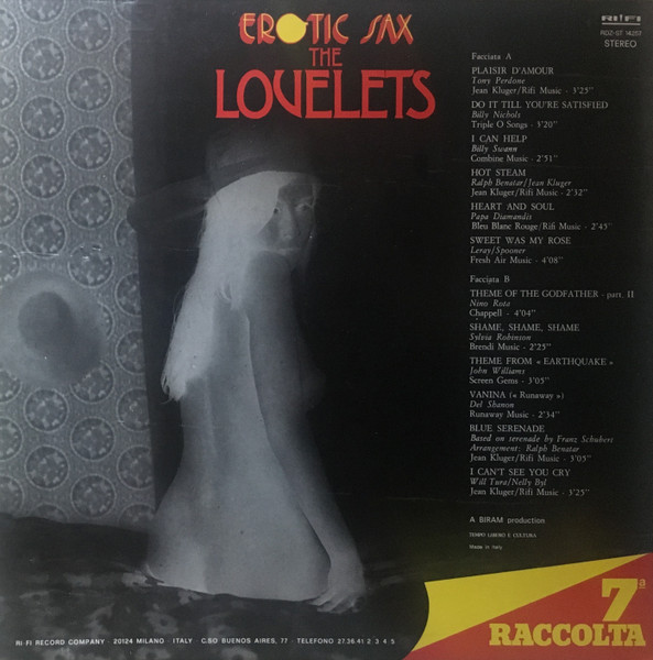 The Lovelets - Erotic Sax - 7a Raccolta | Rifi (RDZ-ST 14257) - 2
