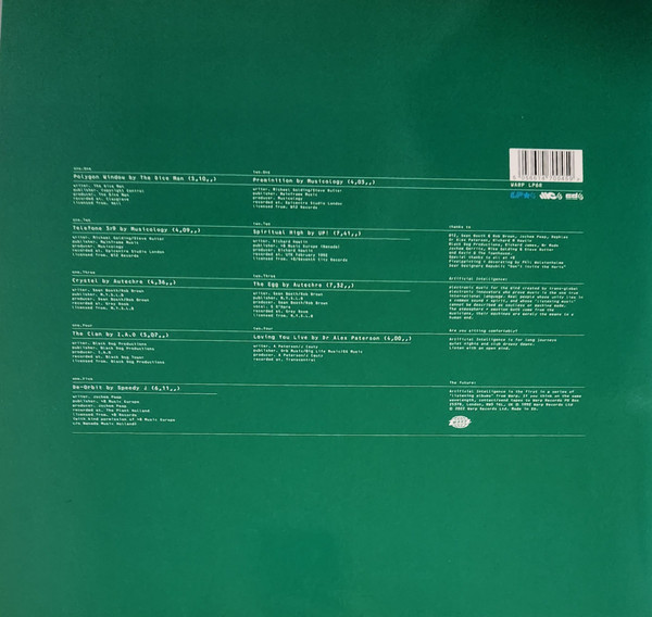 Various - Artificial Intelligence | Warp Records (WARP LP6R) - 3