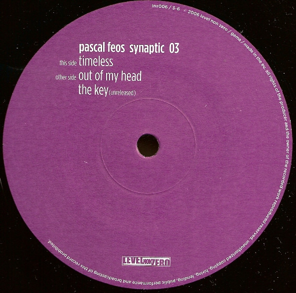 Pascal F.E.O.S. - Synaptic 03 | Level Non Zero (lnz006/3-6) - 3 Pascal F.E.O.S. - Synaptic 03 | Level Non Zero (lnz006/3-6) - 3