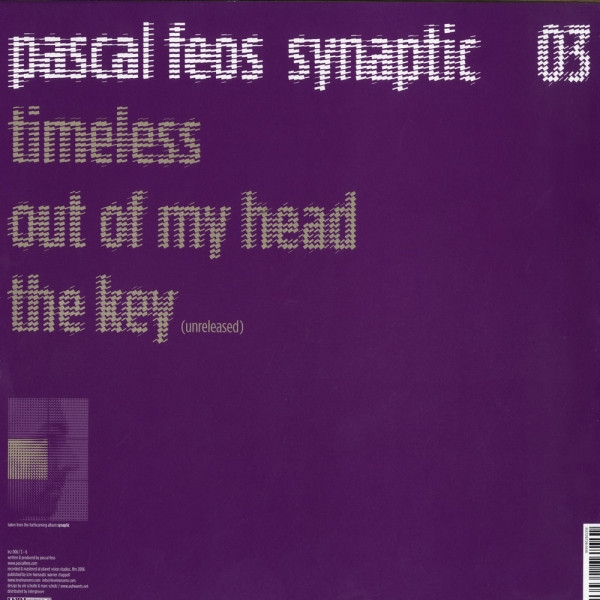 Pascal F.E.O.S. - Synaptic 03 | Level Non Zero (lnz006/3-6) - 2 Pascal F.E.O.S. - Synaptic 03 | Level Non Zero (lnz006/3-6) - 2