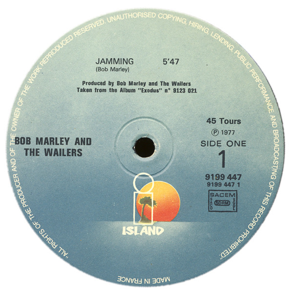 Bob Marley & The Wailers - Jamming / Punky Reggae Party | Island Records (9199 447) - 3
