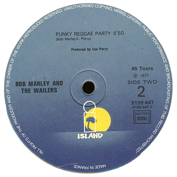 Bob Marley & The Wailers - Jamming / Punky Reggae Party | Island Records (9199 447) - 4