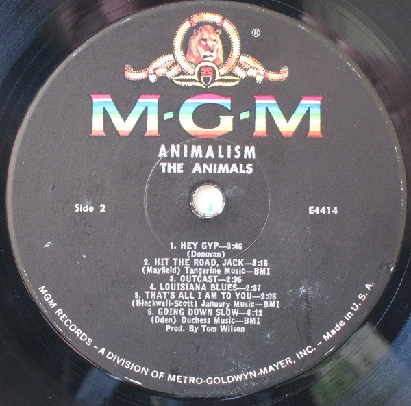 The Animals - Animalism | MGM Records (E-4414) - 4 The Animals - Animalism | MGM Records (E-4414) - 4