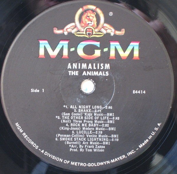 The Animals - Animalism | MGM Records (E-4414) - 3 The Animals - Animalism | MGM Records (E-4414) - 3