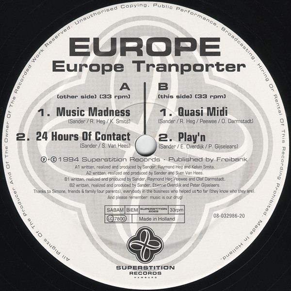Europe - Europe Transporter | Superstition (SUPERSTITION 2029) - 3