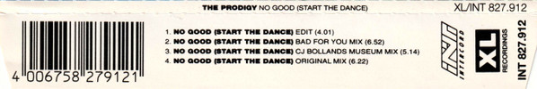 The Prodigy - No Good (Start The Dance) | XL Recordings (INT 827.912) - 2