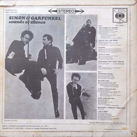 Simon & Garfunkel - Sounds Of Silence | CBS (SBPG 62690) - 2