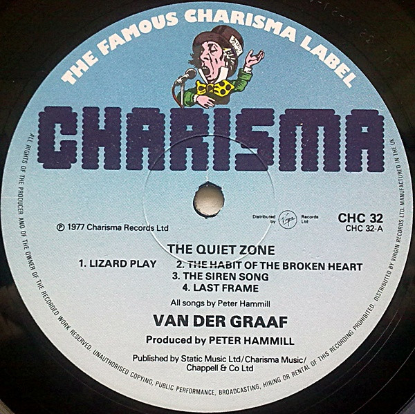 Van Der Graaf Generator - The Quiet Zone / The Pleasure Dome | Charisma (CHC 32) - 3