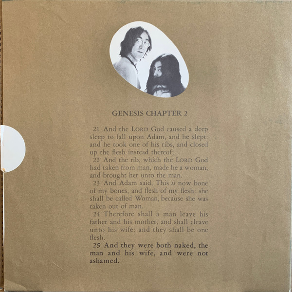 John Lennon & Yoko Ono - Unfinished Music No. 1. Two Virgins | Apple Records (T-5001) - 2 John Lennon & Yoko Ono - Unfinished Music No. 1. Two Virgins | Apple Records (T-5001) - 2