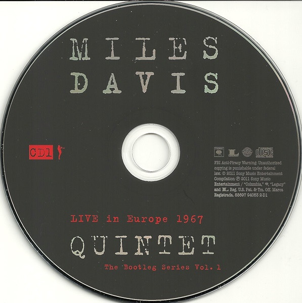The Miles Davis Quintet - Live In Europe 1967 (The Bootleg Series Vol. 1) 3xCD | Columbia (88697 94053 2) - 3