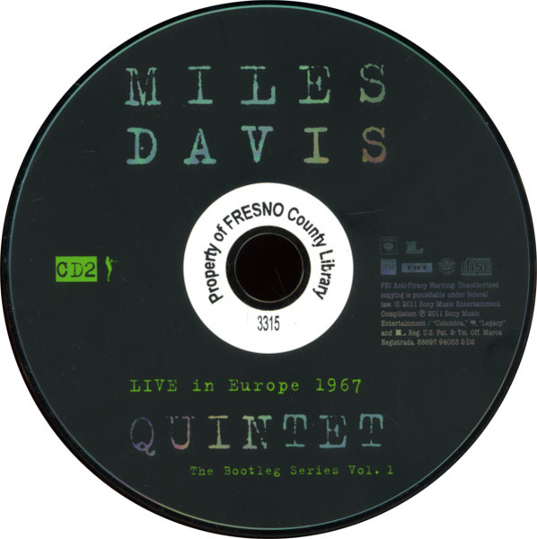 The Miles Davis Quintet - Live In Europe 1967 (The Bootleg Series Vol. 1) 3xCD | Columbia (88697 94053 2) - 4