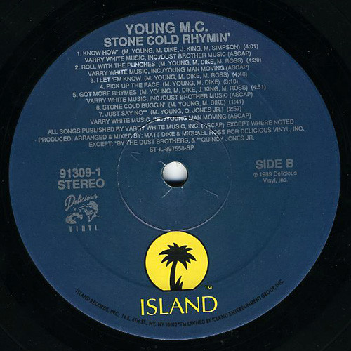 Young MC - Stone Cold Rhymin' | Delicious Vinyl (91309-1) - 4 Young MC - Stone Cold Rhymin' | Delicious Vinyl (91309-1) - 4