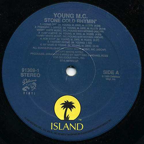 Young MC - Stone Cold Rhymin' | Delicious Vinyl (91309-1) - 3 Young MC - Stone Cold Rhymin' | Delicious Vinyl (91309-1) - 3