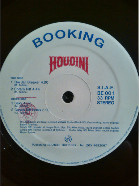 Houdini - The Jail Breaker | Booking (BE 001) - 2