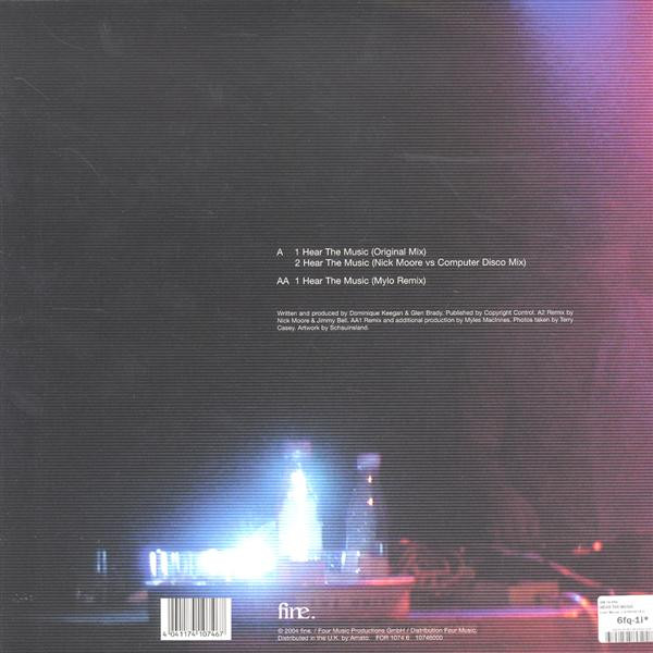The Glass - Hear The Music | Four Music (FOR 1074 6) - 2 The Glass - Hear The Music | Four Music (FOR 1074 6) - 2