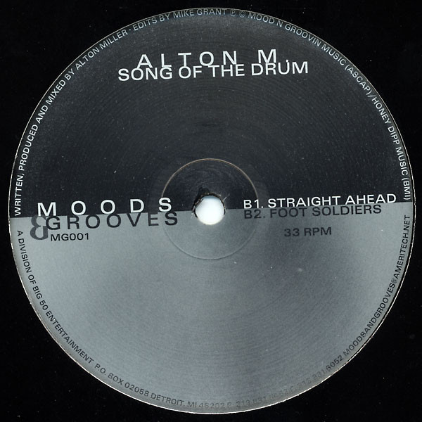 Alton Miller - Song Of The Drum | Moods & Grooves (MG001) - 2 Alton Miller - Song Of The Drum | Moods & Grooves (MG001) - 2
