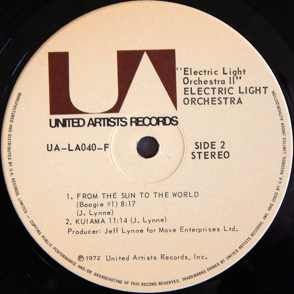 Electric Light Orchestra - Electric Light Orchestra II | United Artists Records (UA-LA040-F) - 4