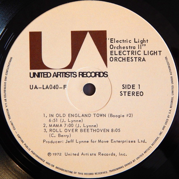 Electric Light Orchestra - Electric Light Orchestra II | United Artists Records (UA-LA040-F) - 3