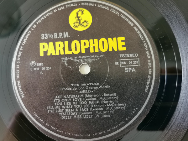 The Beatles - Help! | Parlophone (8E 072 0 4257) - 4 The Beatles - Help! | Parlophone (8E 072 0 4257) - 4