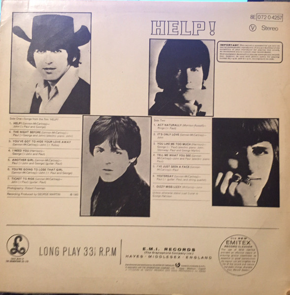 The Beatles - Help! | Parlophone (8E 072 0 4257) - 2 The Beatles - Help! | Parlophone (8E 072 0 4257) - 2