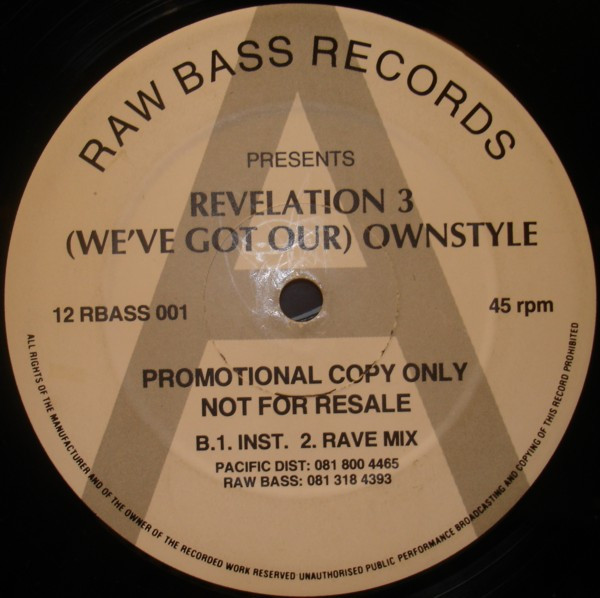 Revelation 3 - (We've Got Our) Ownstyle | Raw Bass (12 RBASS 001) - main