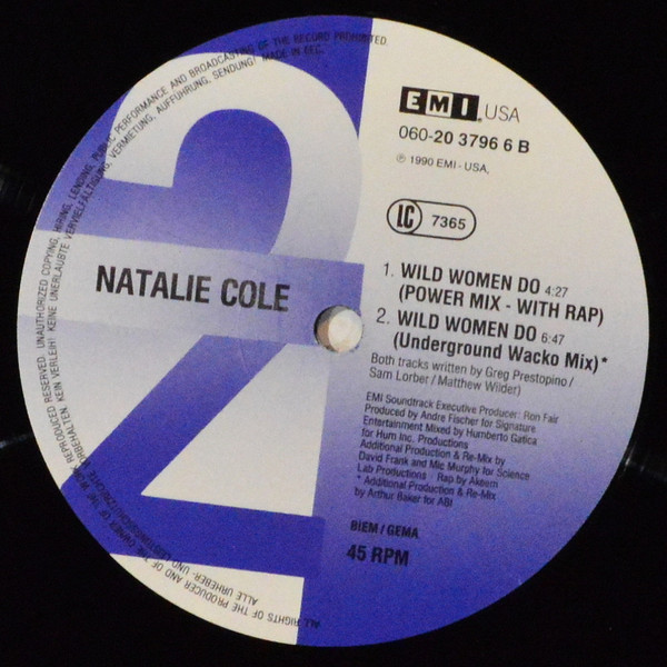 Natalie Cole - Wild Women Do | EMI USA (060-20 3796 6) - 4 Natalie Cole - Wild Women Do | EMI USA (060-20 3796 6) - 4
