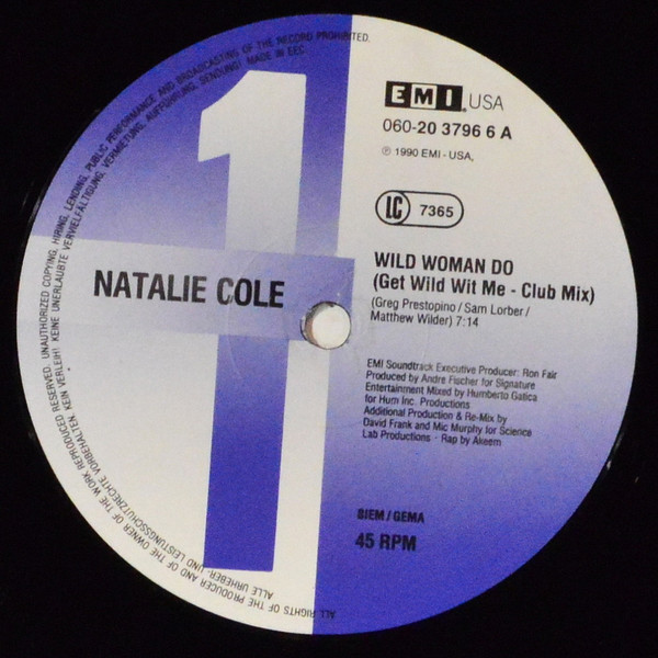 Natalie Cole - Wild Women Do | EMI USA (060-20 3796 6) - 3 Natalie Cole - Wild Women Do | EMI USA (060-20 3796 6) - 3
