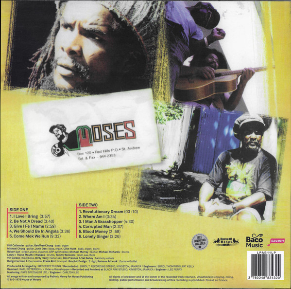 Pablo Moses - Revolutionary Dream | Baco Records (LPAB11LP) - 2 Pablo Moses - Revolutionary Dream | Baco Records (LPAB11LP) - 2