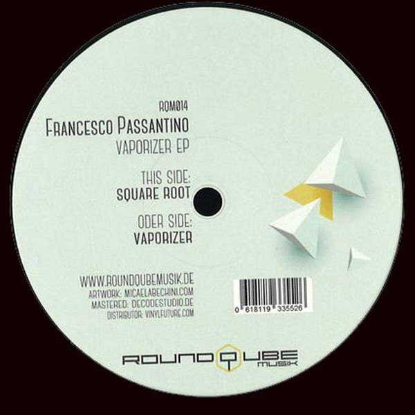 Francesco Passantino - Vaporizer EP | RoundQubeMusik (RQM014) - main