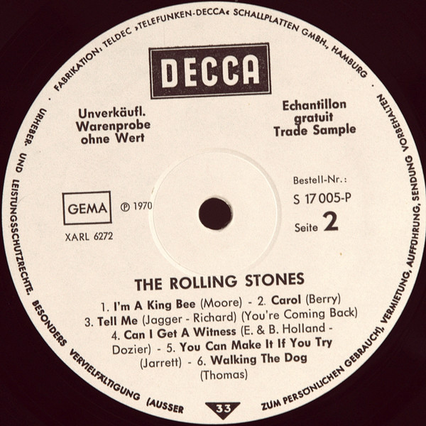 The Rolling Stones - The Rolling Stones | Decca (S 17 005 P) - 4 The Rolling Stones - The Rolling Stones | Decca (S 17 005 P) - 4