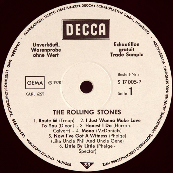 The Rolling Stones - The Rolling Stones | Decca (S 17 005 P) - 3 The Rolling Stones - The Rolling Stones | Decca (S 17 005 P) - 3