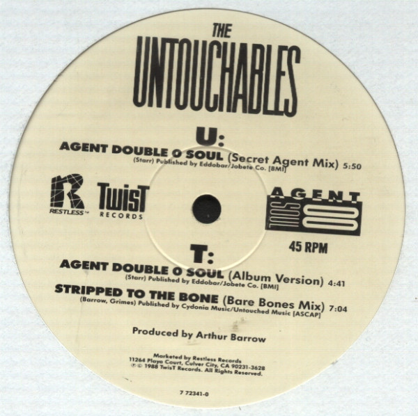 The Untouchables - Agent Double O Soul | Twist Records (7 72341-0) - 2