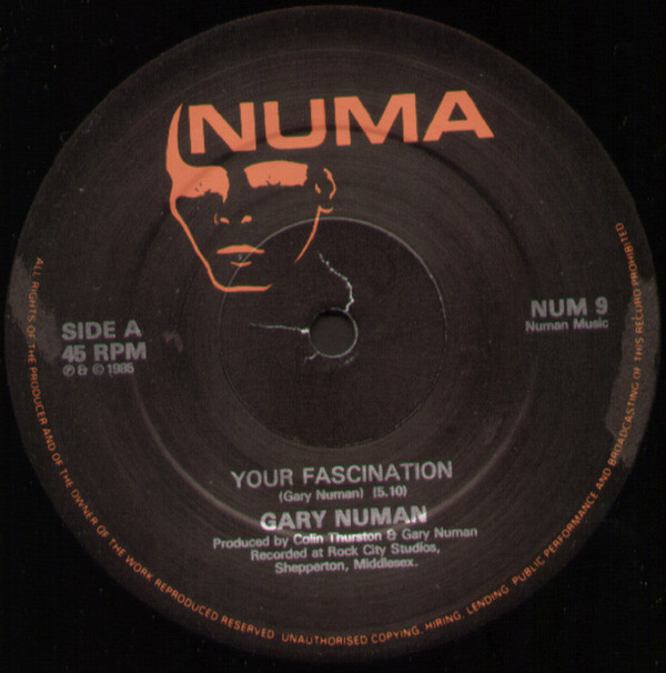 Gary Numan - Your Fascination | Numa (NUM 9) - main