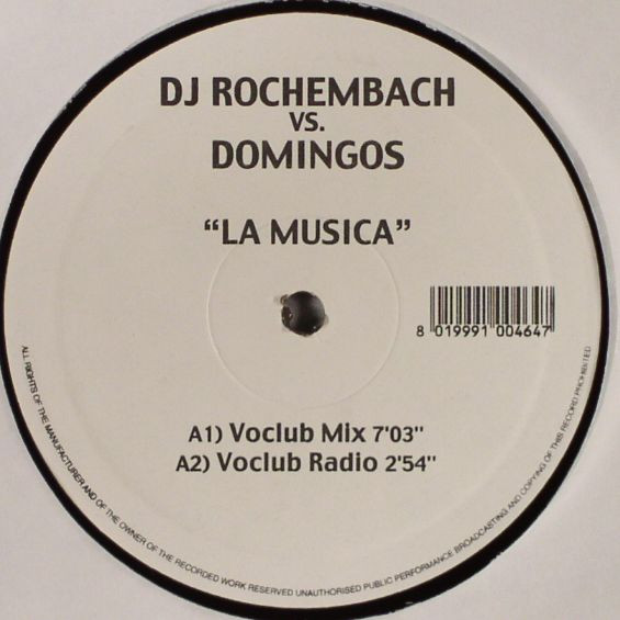 Dj Rochembach Vs. Domingos - La Musica | Time (Time 394) - main