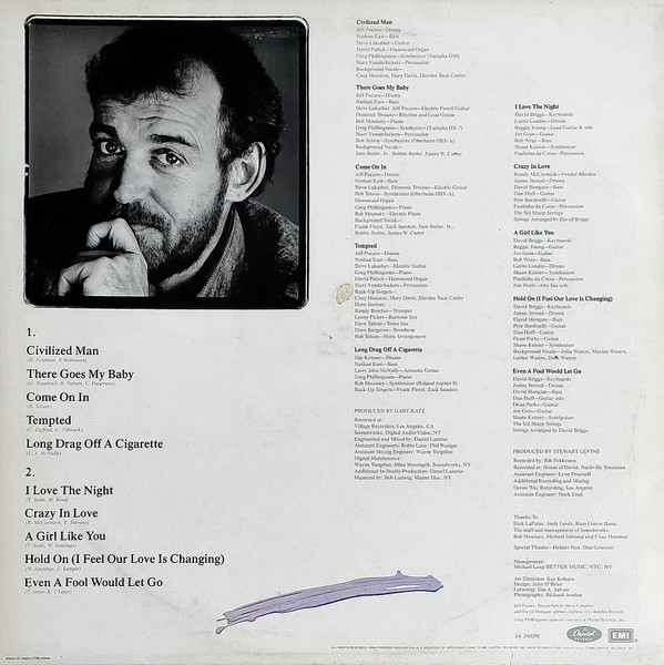 Joe Cocker - Civilized Man | Capitol Records (64 2401391) - 2