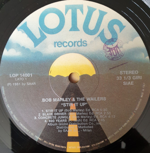 Bob Marley & The Wailers - Stir It Up | Lotus (LOP 14001) - 2