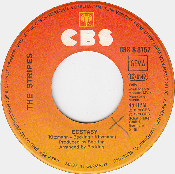 The Stripes - Ecstasy | CBS (CBS S 8157) - 3