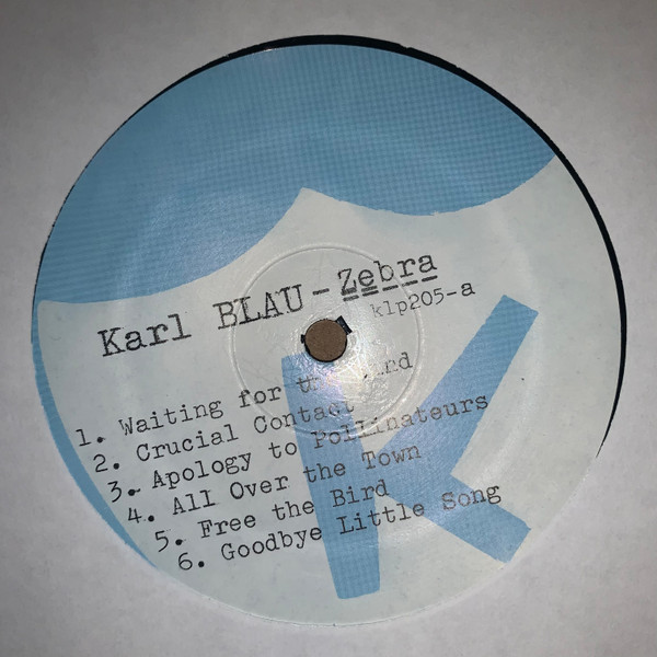 Karl Blau - Zebra | K (KLP205) - 4 Karl Blau - Zebra | K (KLP205) - 4