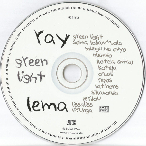 Ray Lema - Green Light | Buda Records (82918-2) - 4 Ray Lema - Green Light | Buda Records (82918-2) - 4